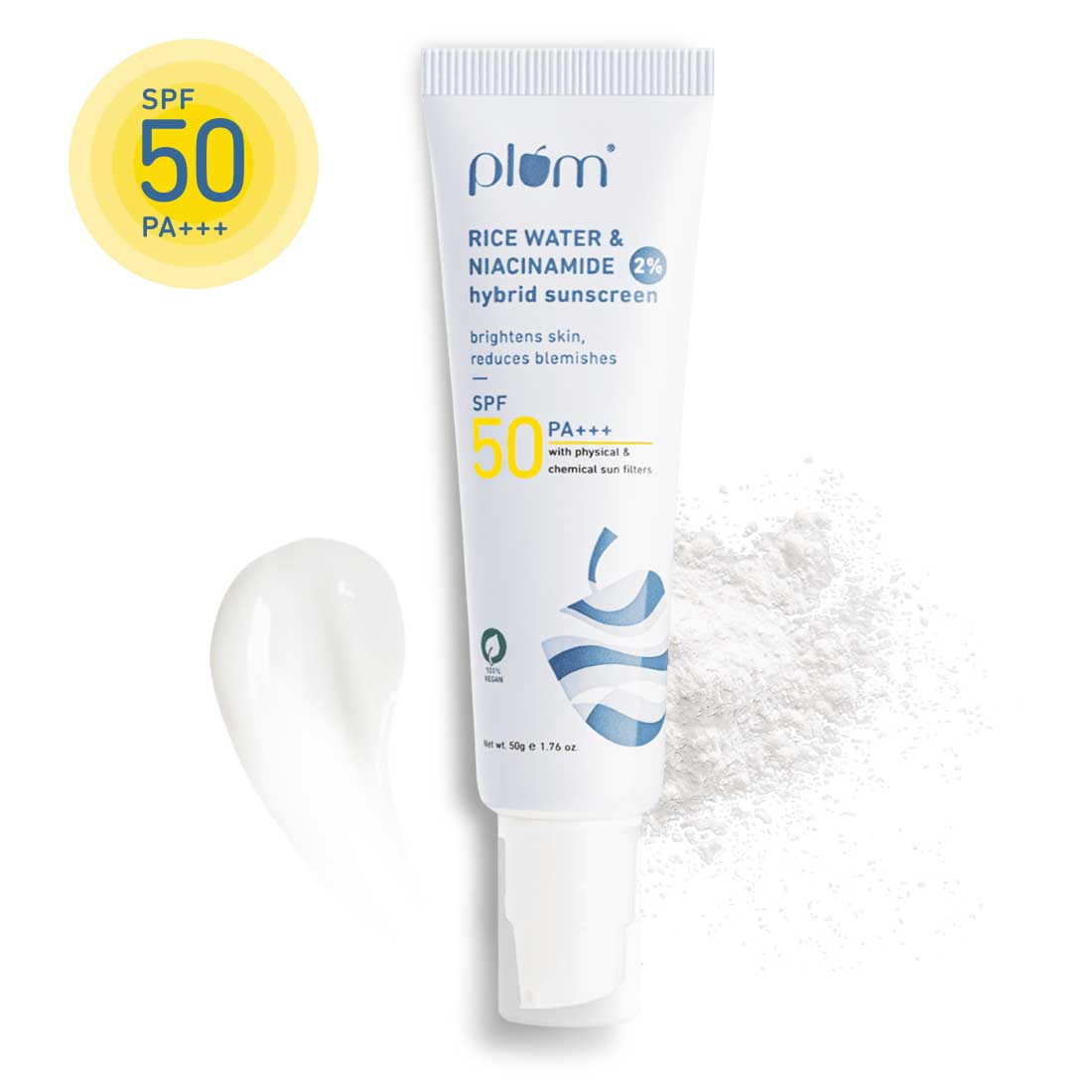 2% Niacinamide & Rice Water SPF 50 PA++++ Brightening Sunscreen