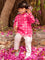 Little Hearts Organic Cotton Block Printed Kurta