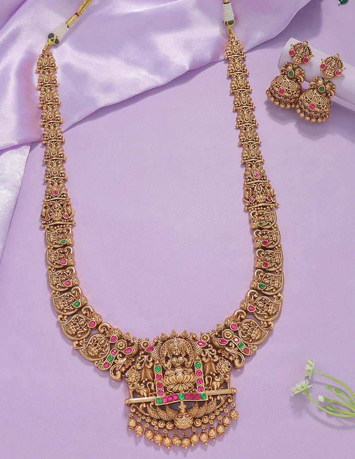 Designer Lakshmi Devi Grand Wedding Haaram Set