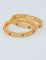 Designer Zirconia Gold Plated Bangles