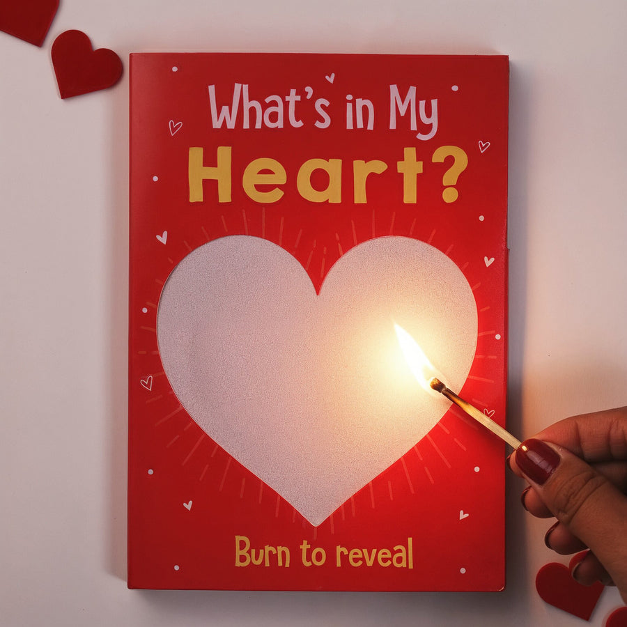 Burning Card with Secret Message