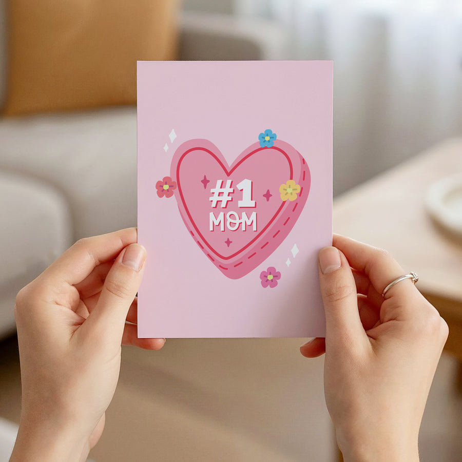 #1 Mom Card
