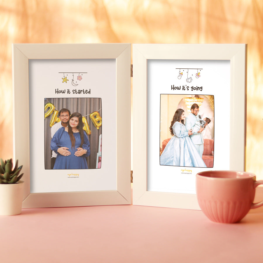 Then and Now Window Frame