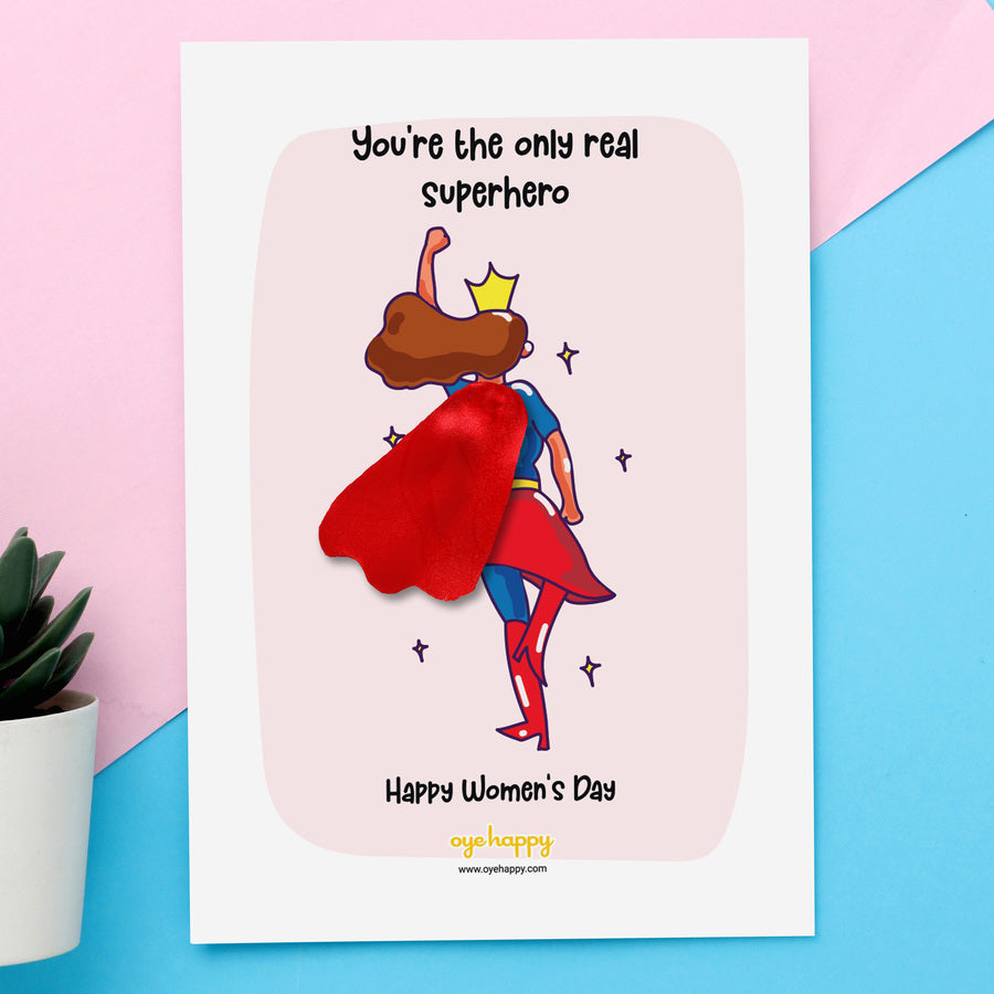 Women's Day Cape Card -Set of 5