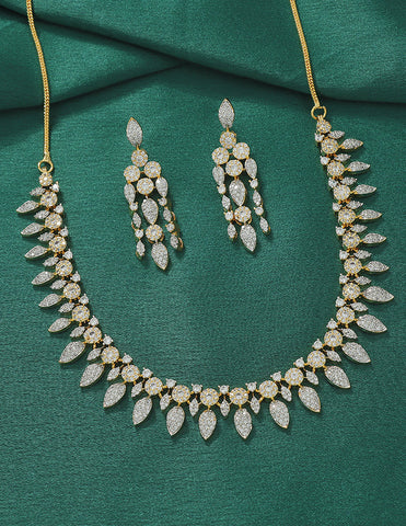 Designer Zirconia Elegance Necklace Set
