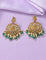 Designer Lakshmi Devi Emerald Matt Kempu Necklace Set