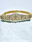 Zirconia Victorian Lakshmi Devi Belt Vaddanam With Green Beads