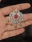 Designer Zirconia CZ Choti Piece With Ruby Stone