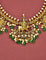 Designer Guttapusalu Necklace Set With Lord Krishna