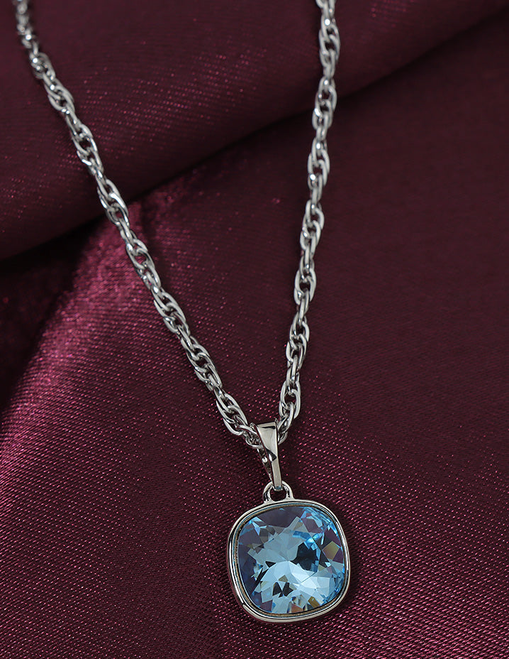 Swarovski Crystal Moonlit Mist Chain Pendant