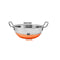 Stainless Steel Kadai with Lid, Deep Frying Pan with Copper Bottom