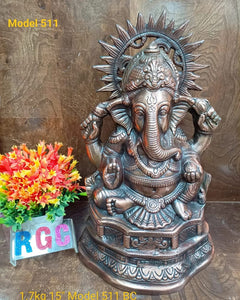 15 "Gun metal Ganesh Model 511