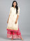 Off-White Round Neck Yarn-Dyed kurta