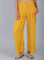 Yellow Tailored Volume Pants