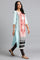 Pink Round Neck Printed kurta