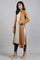 Gold Round Neck Winter kurta