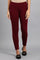 Red Woollen Leggings