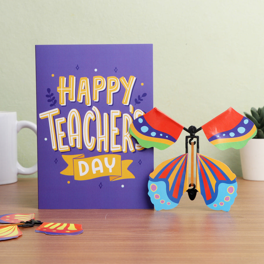 Teacher's Day Butterfly Card (Set of 2)