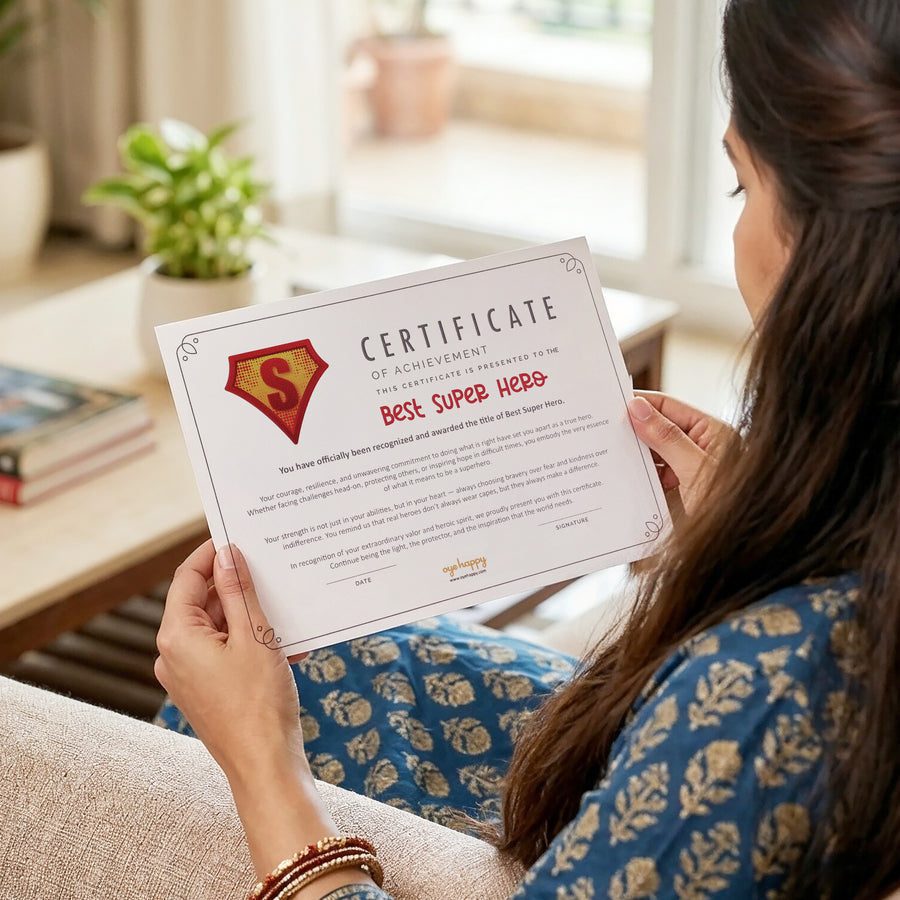 Superhero Certificate