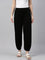 Women Solid Black Harem Pants