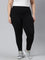 Black Cotton Stretch Yoga Legging