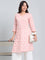 Cotton Ikat Block Print Straight Kurta