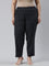 Women Solid Navy Mid Rise Pencil Pants