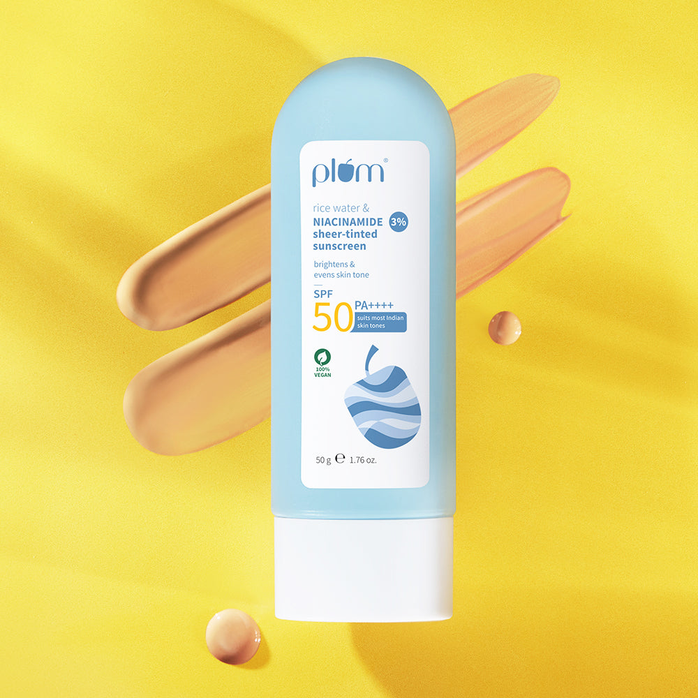 3% Niacinamide & Rice Water SPF 50 Sheer-Tinted Sunscreen