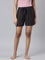 Women Printed Navy Viscose Mid Rise Lounge Shorts