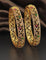 Designer Zirconia Gold Plated Bangles