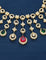 Gold Polish Zirconia Necklace Set