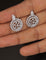 Designer Zirconia Floral Stud Earrings