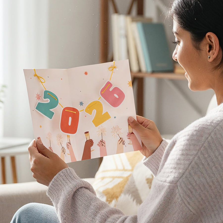 New Year Bunter Card 2026