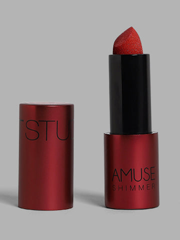 Studiowest Amuse Shimmer 01 Rouge Red Lipstick - 4 g