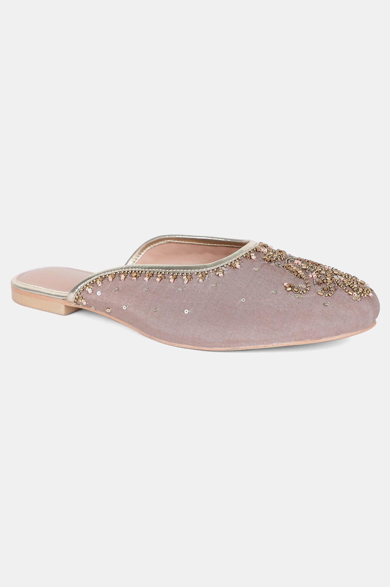 W SAND Round Toe Flat-WPOPPY