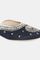 W NAVY Round Toe Flat-WSUSAN