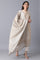 Beige Voile Printed Dupatta