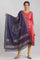 Blue Printed Dupatta