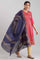 Blue Printed Dupatta