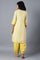 Yellow Shirt Collar Livaeco kurta