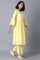 Pale Yellow Gathered Dress