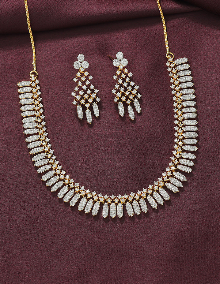 Designer Zirconia Elegance Necklace Set