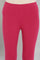 Dark Pink Cotton Jersey Lycra Tights