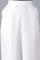 White Solid Wide Leg Tencel Trousers With Elasticated Waist