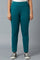 Blue Cotton Lycra Jersy Pants