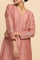 Pink Cotton Silk Jacquard kurta