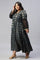 Black Contemporary Plus Size Festive Liva Dress