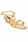 Aurelia Solid Yellow Square Wedge