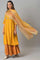 Light Yellow Chiffon Floral Print Dupatta