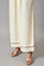 Liva Eco Pink Embroidered kurta With Off-White Pants And Dupatta Set